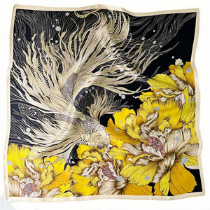 MaraSilk Pure Mulberry Silk Scarf - Square Crepe Satin MS200