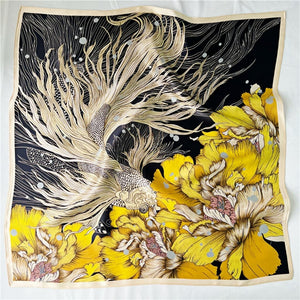 MaraSilk Pure Mulberry Silk Scarf - Square Crepe Satin MS200