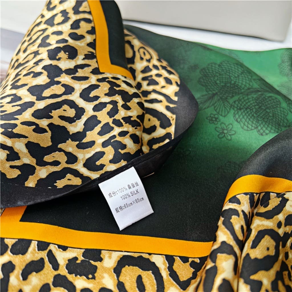 MaraSilk Pure Mulberry Silk Scarf - Square Crepe Satin MS201