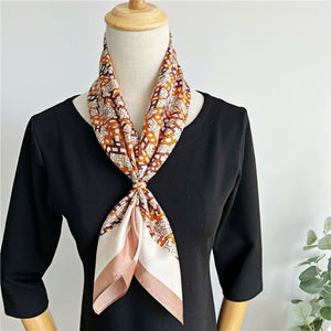 MaraSilk Pure Mulberry Silk Scarf - Square Crepe Satin MS202