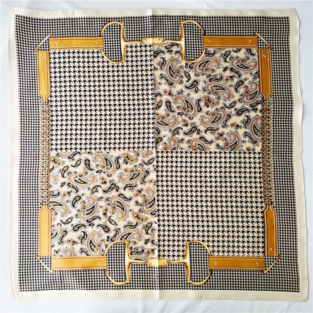 MaraSilk Pure Mulberry Silk Scarf - Square Crepe Satin MS203