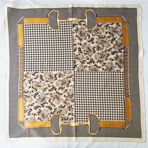 MaraSilk Pure Mulberry Silk Scarf - Square Crepe Satin MS203