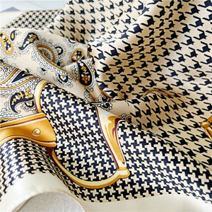 MaraSilk Pure Mulberry Silk Scarf - Square Crepe Satin MS203