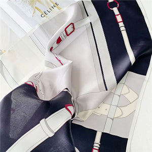 MaraSilk Pure Mulberry Silk Scarf - Square Crepe Satin MS205