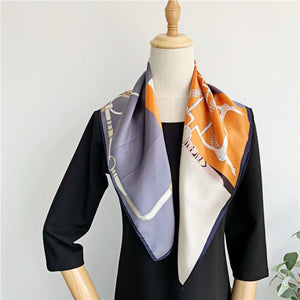 MaraSilk Pure Mulberry Silk Scarf - Square Crepe Satin MS205