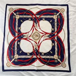 MaraSilk Pure Mulberry Silk Scarf - Square Crepe Satin MS206