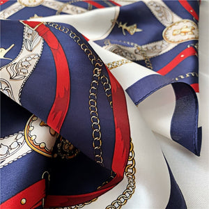 MaraSilk Pure Mulberry Silk Scarf - Square Crepe Satin MS206