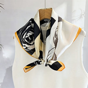 MaraSilk Pure Mulberry Silk Scarf - Square Crepe Satin MS207 25" x 25" MS20701