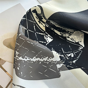 MaraSilk Pure Mulberry Silk Scarf - Square Crepe Satin MS207