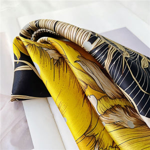 MaraSilk Pure Mulberry Silk Scarf Square Crepe Satin MS21-14