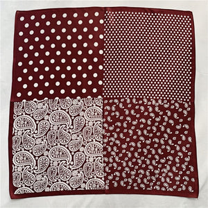 MaraSilk Pure Mulberry Silk Scarf Square Crepe Satin MS21-16