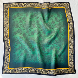 MaraSilk Pure Mulberry Silk Scarf Square Crepe Satin MS21-3