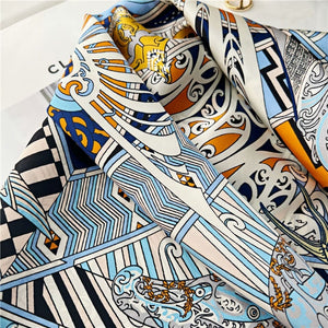 MaraSilk Pure Mulberry Silk Scarf - Square Crepe Satin MS212