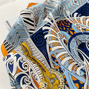 MaraSilk Pure Mulberry Silk Scarf - Square Crepe Satin MS212