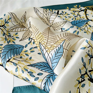 MaraSilk Pure Mulberry Silk Scarf - Square Crepe Satin MS213