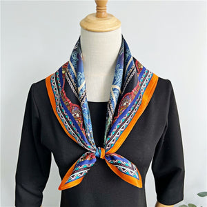 MaraSilk Pure Mulberry Silk Scarf - Square Crepe Satin MS215 25" x 25" MS21501