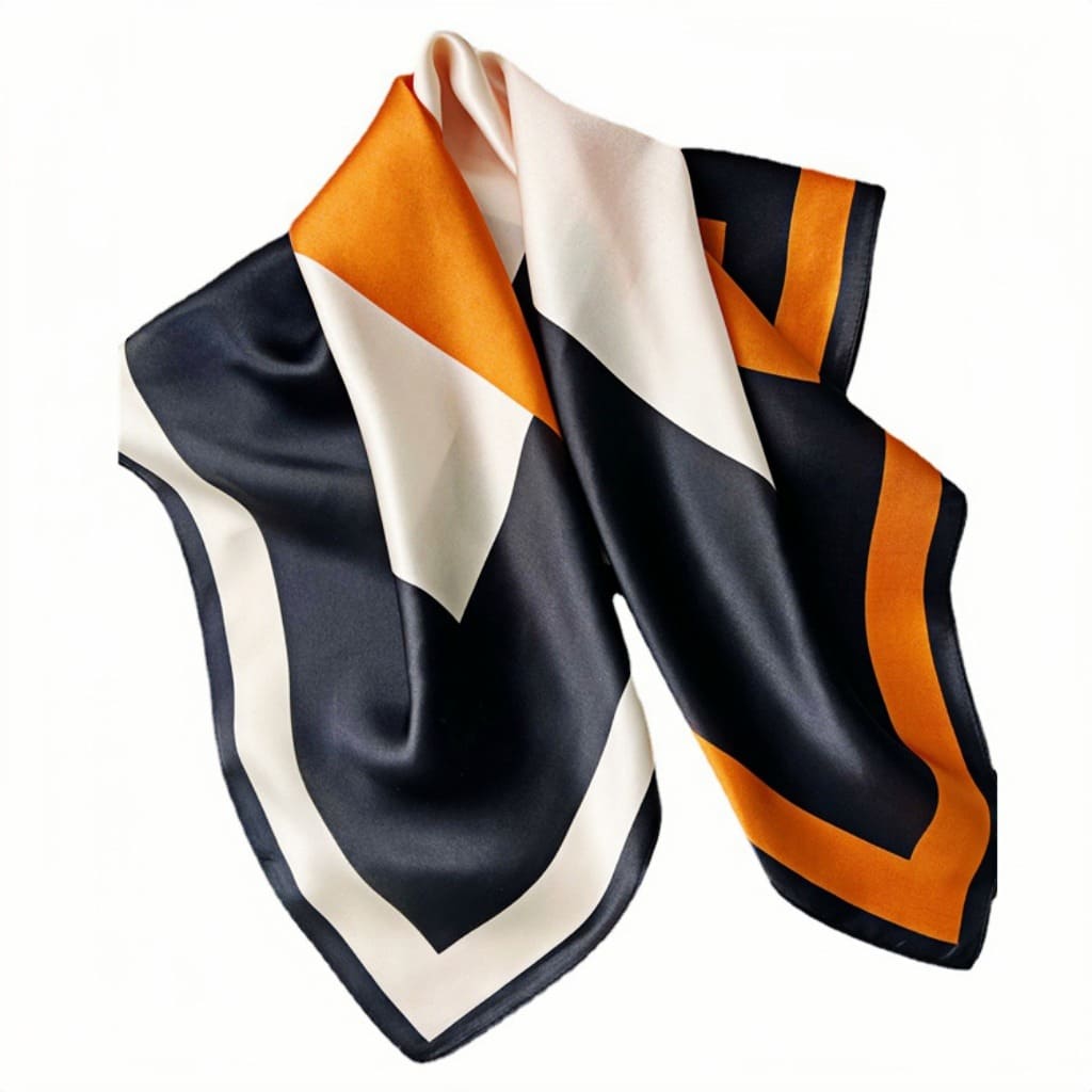 MaraSilk Pure Mulberry Silk Scarf - Square Crepe Satin MS216