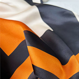 MaraSilk Pure Mulberry Silk Scarf - Square Crepe Satin MS216