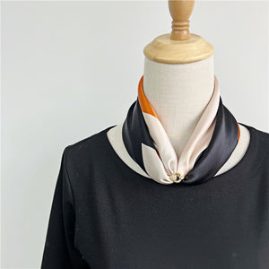 MaraSilk Pure Mulberry Silk Scarf - Square Crepe Satin MS216