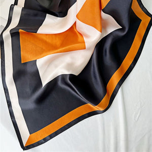 MaraSilk Pure Mulberry Silk Scarf - Square Crepe Satin MS216