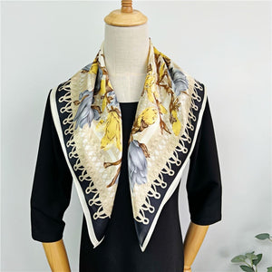 MaraSilk Pure Mulberry Silk Scarf - Square Crepe Satin MS217 25" x 25" MS21701