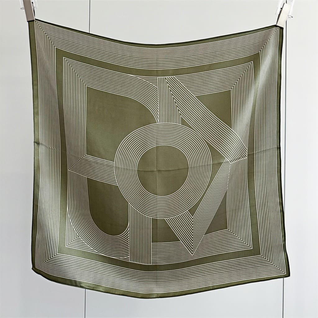 MaraSilk Pure Mulberry Silk Scarf - Square Crepe Satin MS218 25" x 25" MS21801