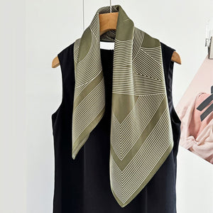 MaraSilk Pure Mulberry Silk Scarf - Square Crepe Satin MS218