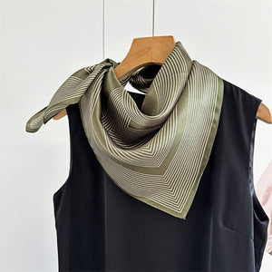 MaraSilk Pure Mulberry Silk Scarf - Square Crepe Satin MS218