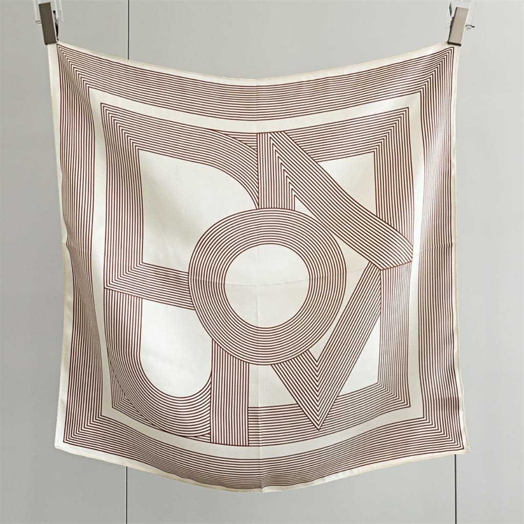 MaraSilk Pure Mulberry Silk Scarf - Square Crepe Satin MS218 25" x 25" MS21802