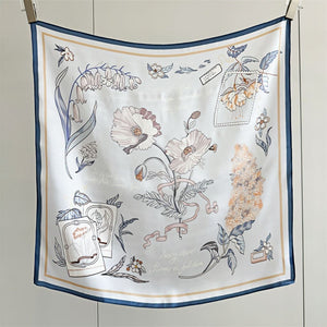 MaraSilk Pure Mulberry Silk Scarf - Square Crepe Satin MS219 25" x 25" MS21901