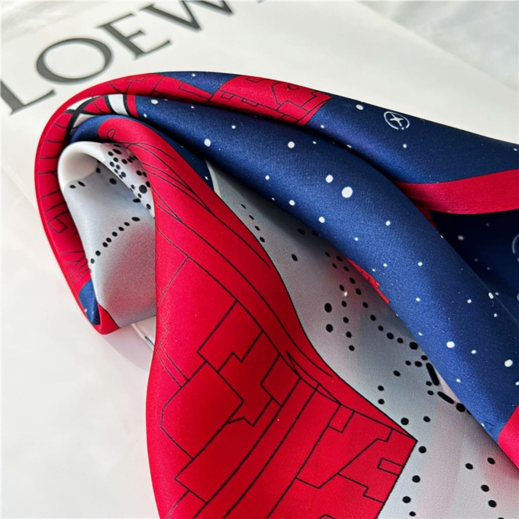 MaraSilk Pure Mulberry Silk Scarf Square Crepe Satin MS22-14