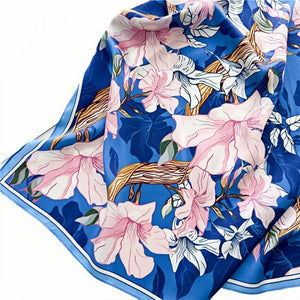 MaraSilk Pure Mulberry Silk Scarf - Square Crepe Satin MS220