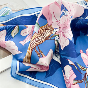 MaraSilk Pure Mulberry Silk Scarf - Square Crepe Satin MS220