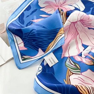 MaraSilk Pure Mulberry Silk Scarf - Square Crepe Satin MS220