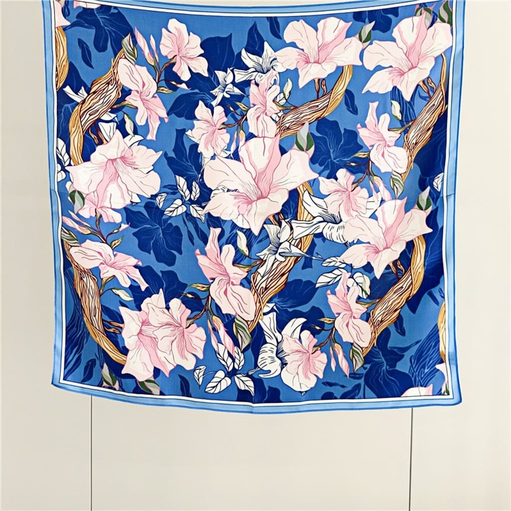 MaraSilk Pure Mulberry Silk Scarf - Square Crepe Satin MS220
