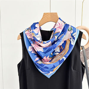 MaraSilk Pure Mulberry Silk Scarf - Square Crepe Satin MS220