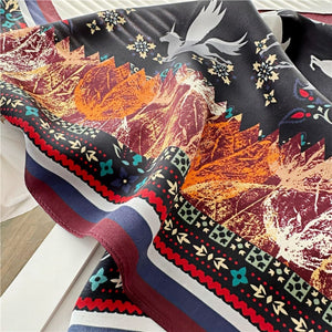 MaraSilk Pure Mulberry Silk Scarf - Square Crepe Satin MS221