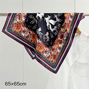 MaraSilk Pure Mulberry Silk Scarf - Square Crepe Satin MS221