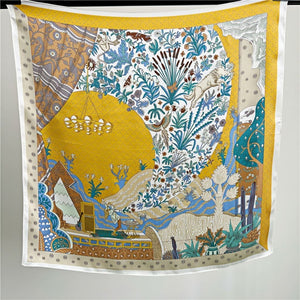 MaraSilk Pure Mulberry Silk Scarf - Square Crepe Satin MS222 25" x 25" MS22201