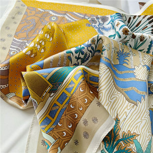 MaraSilk Pure Mulberry Silk Scarf - Square Crepe Satin MS222