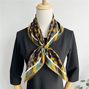 MaraSilk Pure Mulberry Silk Scarf - Square Crepe Satin MS226 25" x 25" MS22601