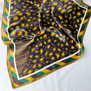 MaraSilk Pure Mulberry Silk Scarf - Square Crepe Satin MS226