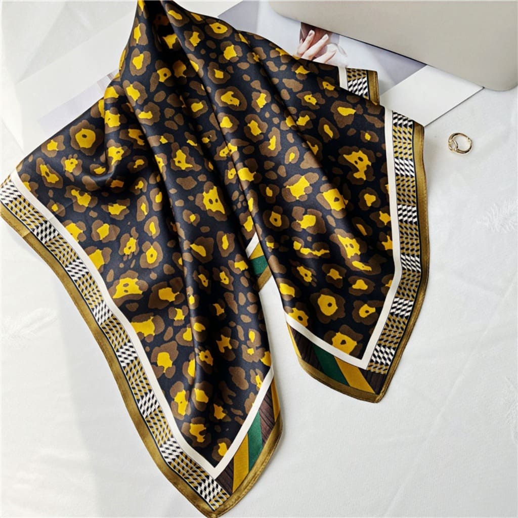 MaraSilk Pure Mulberry Silk Scarf - Square Crepe Satin MS226