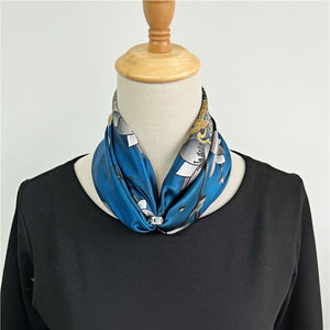 MaraSilk Pure Mulberry Silk Scarf - Square Crepe Satin MS227