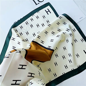 MaraSilk Pure Mulberry Silk Scarf - Square Crepe Satin MS229