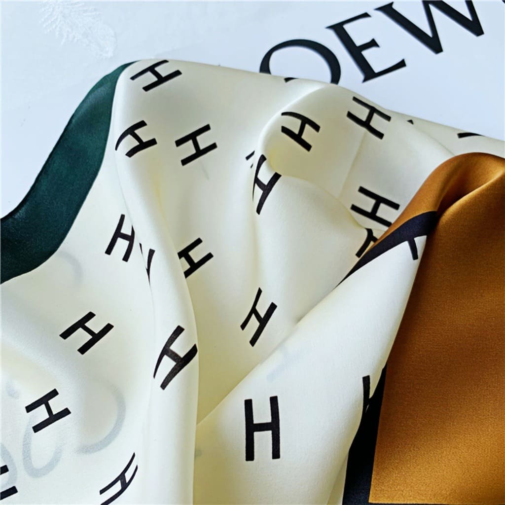 MaraSilk Pure Mulberry Silk Scarf - Square Crepe Satin MS229