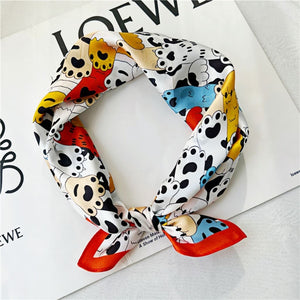 MaraSilk Pure Mulberry Silk Scarf Square Crepe Satin MS25-9