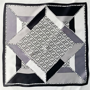 MaraSilk Pure Mulberry Silk Scarf Square Crepe Satin MS26-3