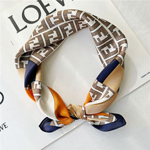 MaraSilk Pure Mulberry Silk Scarf Square Crepe Satin MS26-4