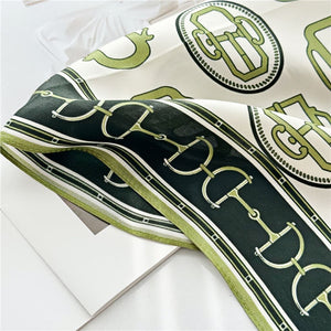 MaraSilk Pure Mulberry Silk Scarf Square Crepe Satin MS28-11